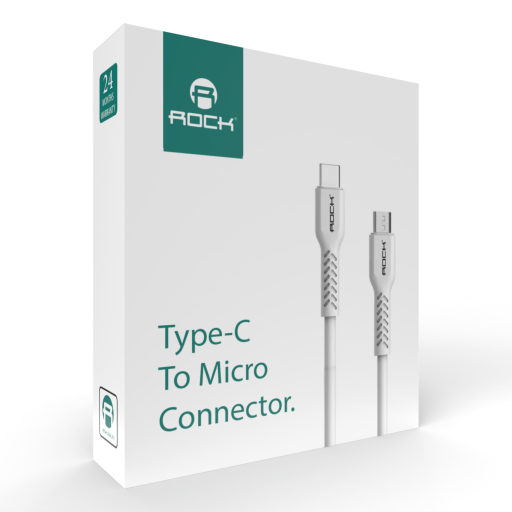 type c micro copy 512x512 - كيبل شاحن روك مايكرو إلى تايب سي بطول 1 متر ربل - ابيض